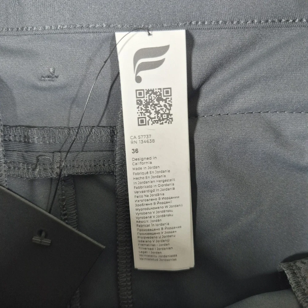 Fabletics The Don Shorts Men's 36 Gray 8